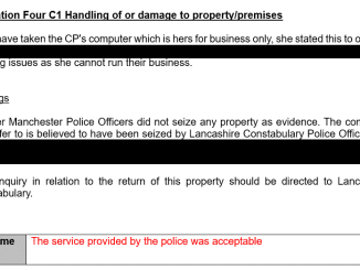 Supt Muzemil Kernain Complaint response