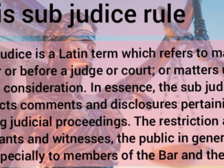 malicious blooger sub judice