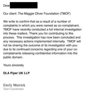 The Maggie Oliver Foundation